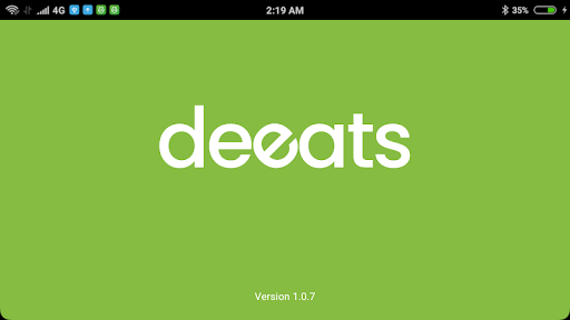 Android application Deeats Rms screenshort