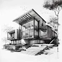 Creative Architecture Drawing 