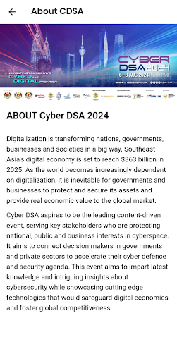 CyberDSA Connect Screen 3
