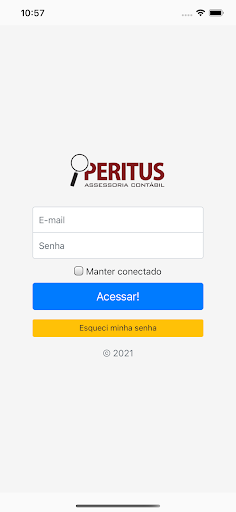 Android application Peritus Assessoria Contábil screenshort