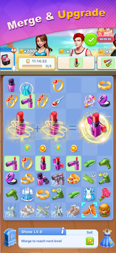 Merge Lover: Story & Makeover - Screenshot 4