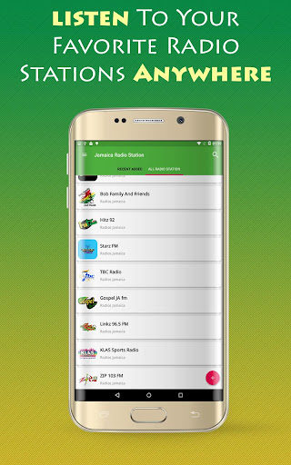 Jamaica Radio Station App Screen 2
