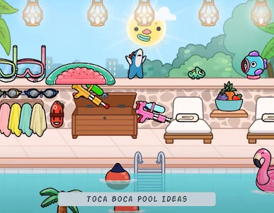Toca Boca Pool Ideas