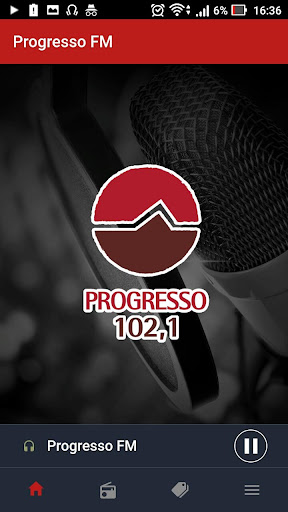 Android application Progresso FM screenshort