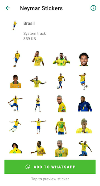 Captura 6 Neymar Stickers android