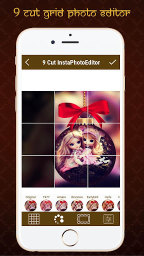 9 Cut Grids Crop Photo Editor Screen 3