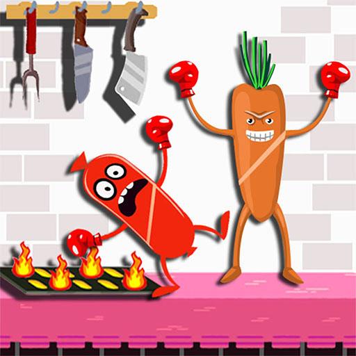 Funny carrot Run logo