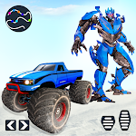 Cover Image of 下载 Monster Truck Mountain Climb: Transform Robot Game 1.3 APK