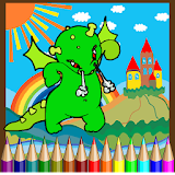 Dragon Coloring Book Kids icon