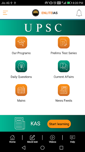 Android application Enlite IAS screenshort