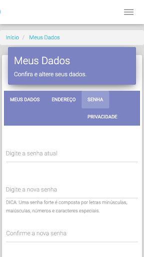 Android application RSSUL NET Central do Assinante screenshort