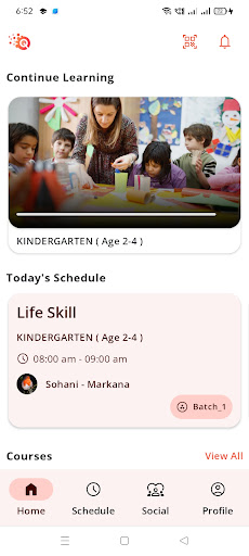 Android application QSkills screenshort