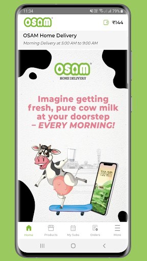 OSAM Home Delivery Screen 2