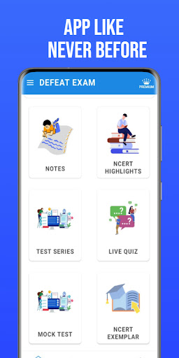Android application Defeat Exam screenshort