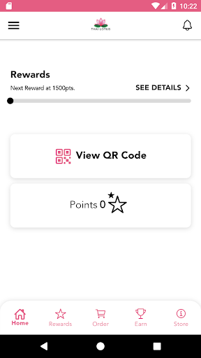 Android application Thai Lotus Rewards screenshort