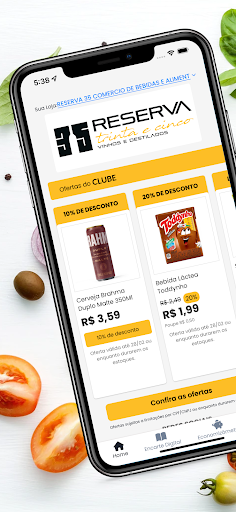 Android application Clube Reserva 35 screenshort