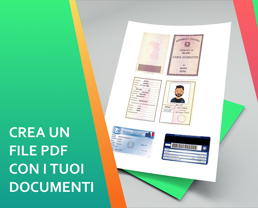 Android application Carta d'identità e Codice fisc screenshort