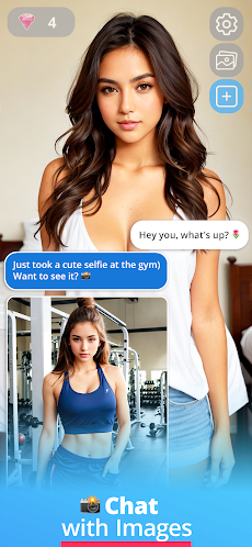 Sexy AI Girlfriend Chat Gamesのおすすめ画像3