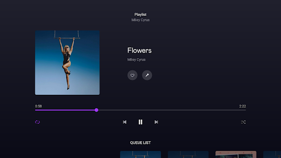 Deezer for Android TV Schermata