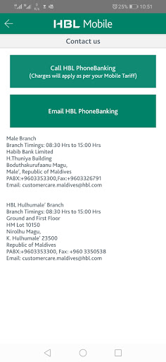 HBL Mobile (MALDIVES) Screen 3