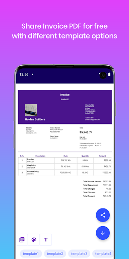 Day-to-day Invoices Screen 2