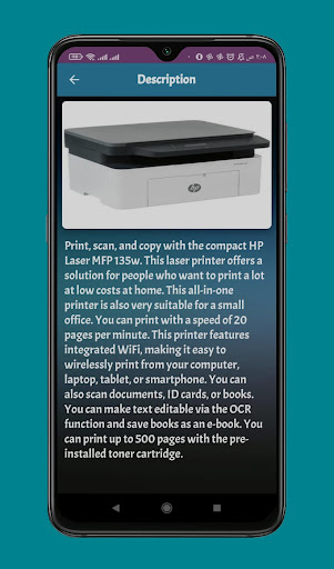 HP LaserJet MFP 135W Guide Screen 2