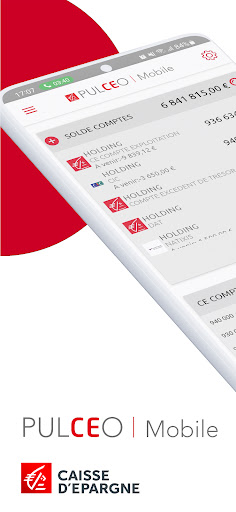Android application Pulceo Mobile screenshort