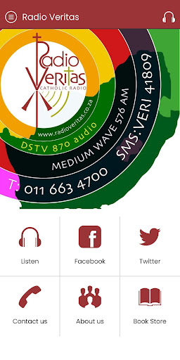 Android application Radio Veritas screenshort