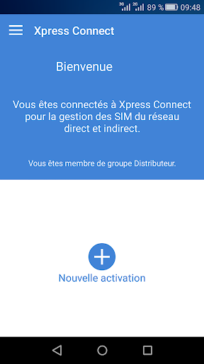 Android application XpressConnect screenshort