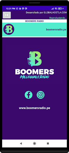 BOOMERS RADIO Screen 2