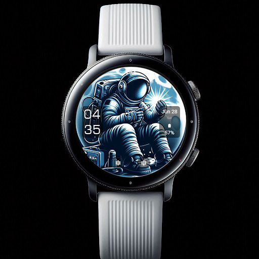 Key WF84 Astronaut Watch Face screenshot 15