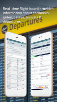screenshot of Flight Status – Live Departure
