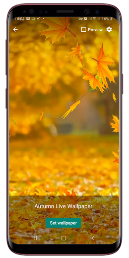 Autumn Live Wallpaper Screen 3