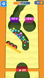 Falling ball - puzzle game
