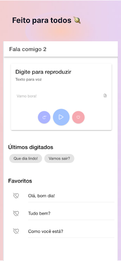 Fala comigo Screen 2