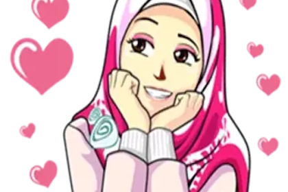 stiker whatsapp hijab