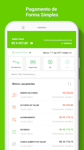 Android application SIAFBank screenshort
