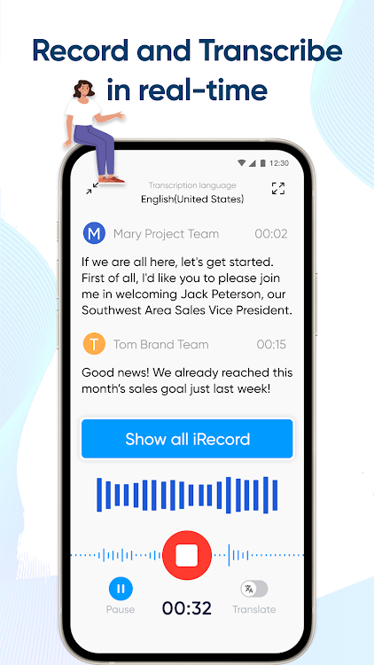 iRecord: Transcribe Voice Note - 2.4.0 - (Android)