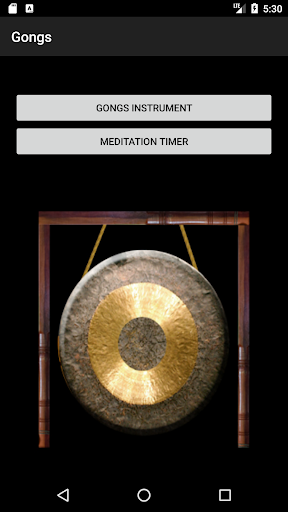 Gongs instrument Screen 3