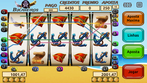 Android application Buccaneers Slot Machine screenshort