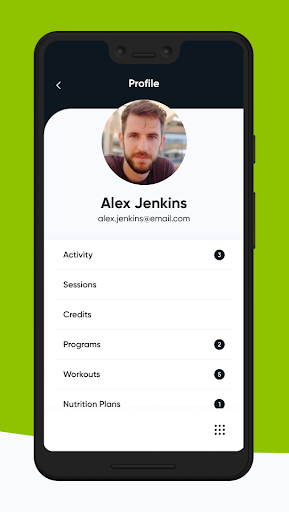 Mobile Trainers Screen 3