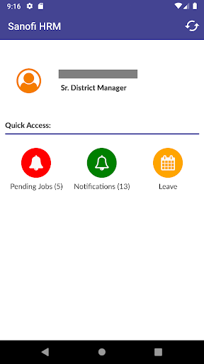 Sanofi HRM Screen 2
