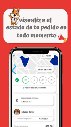 Android application Fox Mall Negocios screenshort