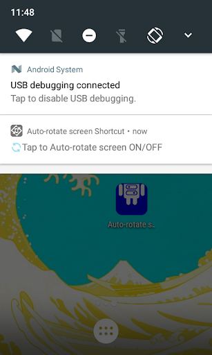 Auto-rotate Screen ON / OFF sh Screen 2