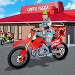 Cover Image of Unduh Scary Clown Boy Pizza Bike Delivery  APK