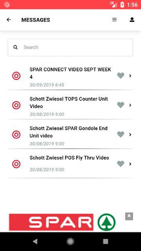 SPAR Inland Communicator Screen 3