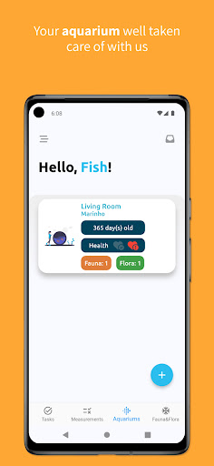 Android application My Aquarium screenshort
