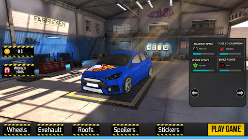 Android application Luxury Car Drift Simulator screenshort