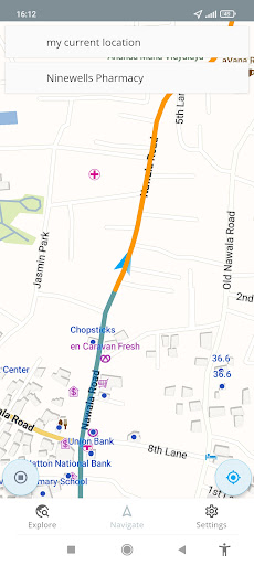 Dhaka Bangladesh Offline Map Screen 2