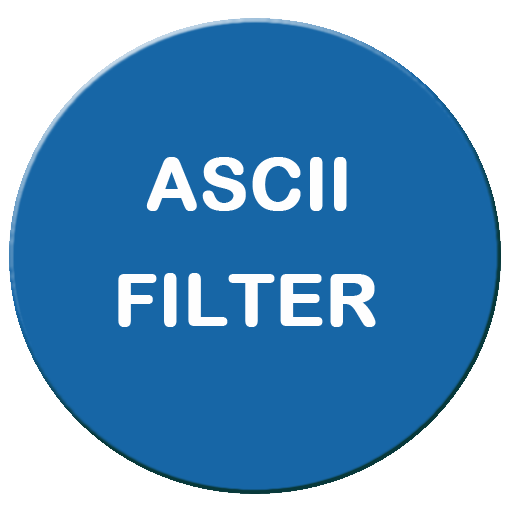 ASCII Character Filter  Icon